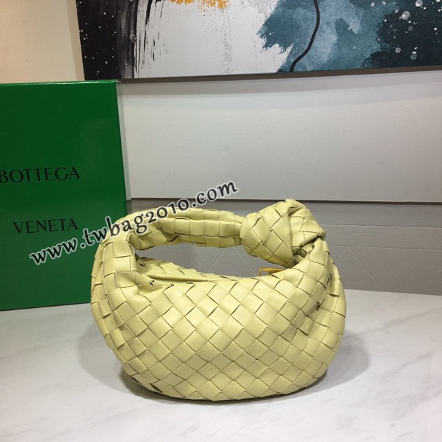 Bottega veneta高端女包 98080 寶緹嘉小號羊皮手工編織女包 BV爆款jodie新版本2代編織打結圓形hobo包  gxz1149